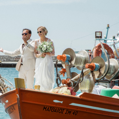 mariage en Grèce Mykonos