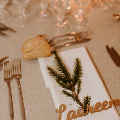 Domaine des Planches Mathieu Marangoni Winter Wedding