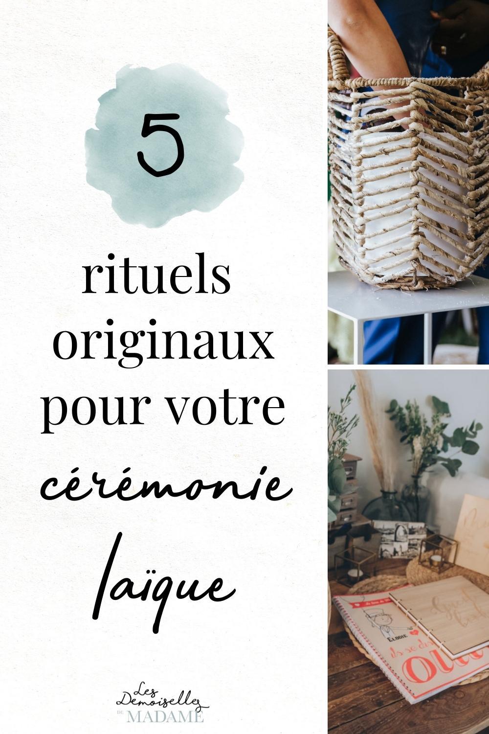 5 rituels originaux mariage