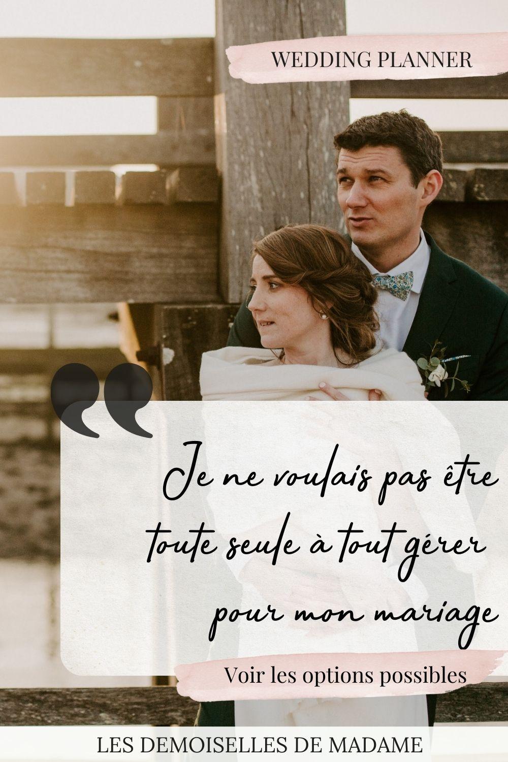 Coordination jour j pour son mariage