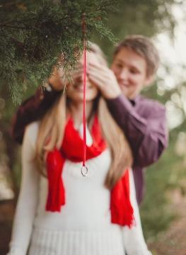 Boule à neige de Noël - blog mariage madame C