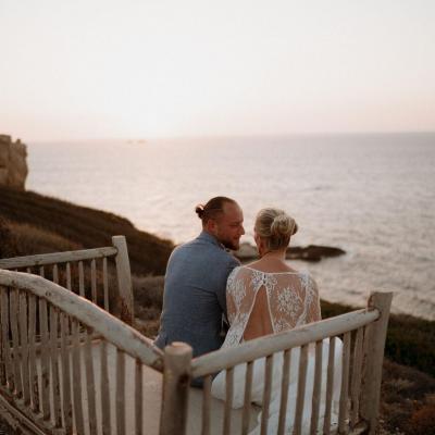 Mariage en bord de mer