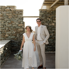 Elopement en Grèce : cérémonie à Tinos, bijou des Cyclades