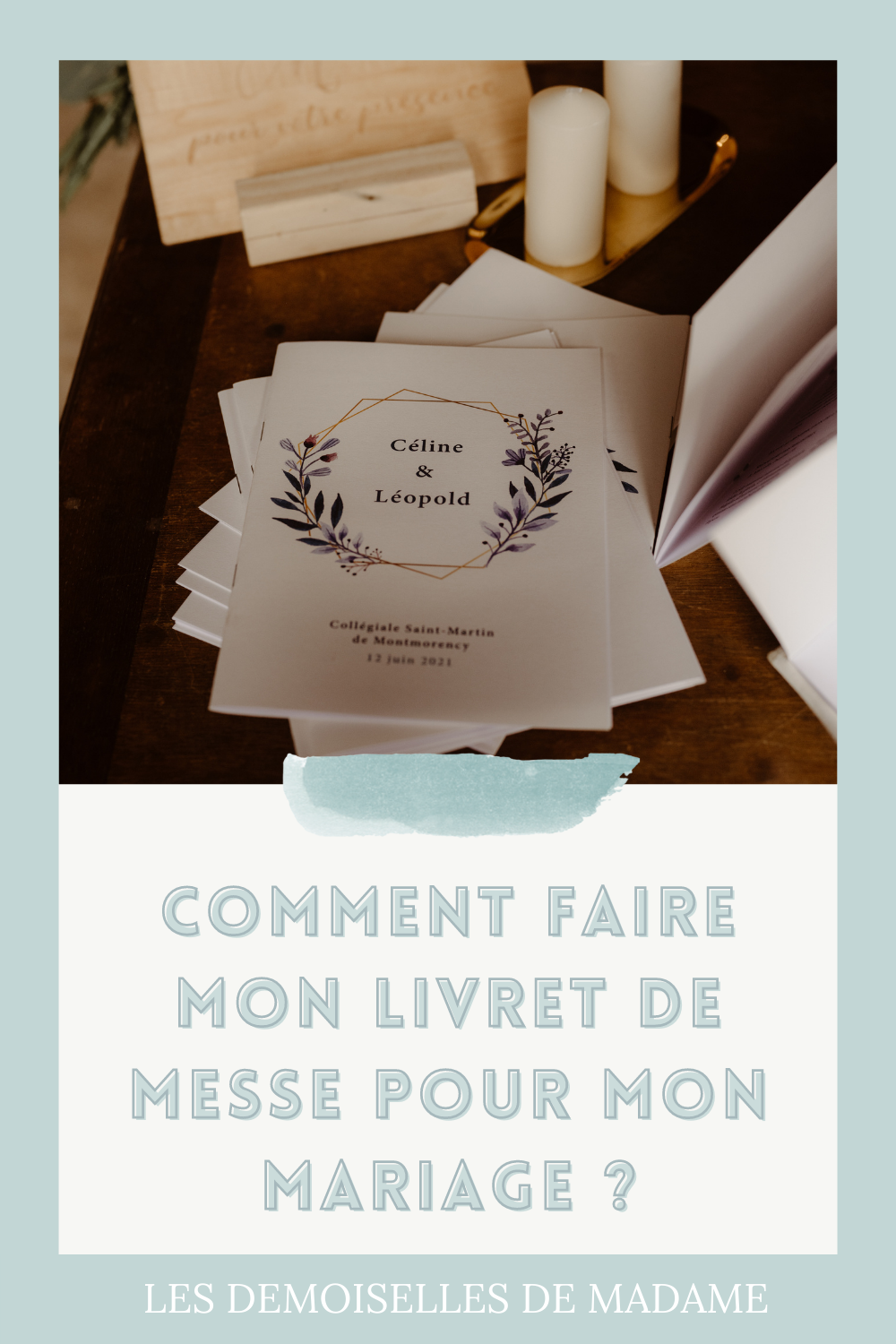 comment faire son livret de messe