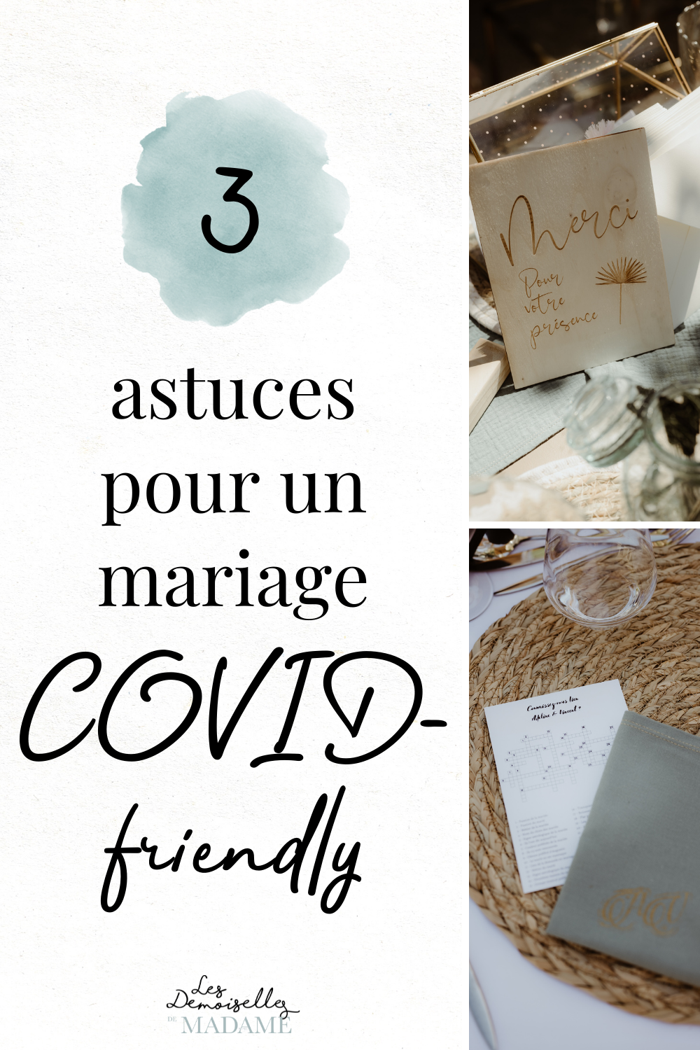 Mariage covid friendly astuces