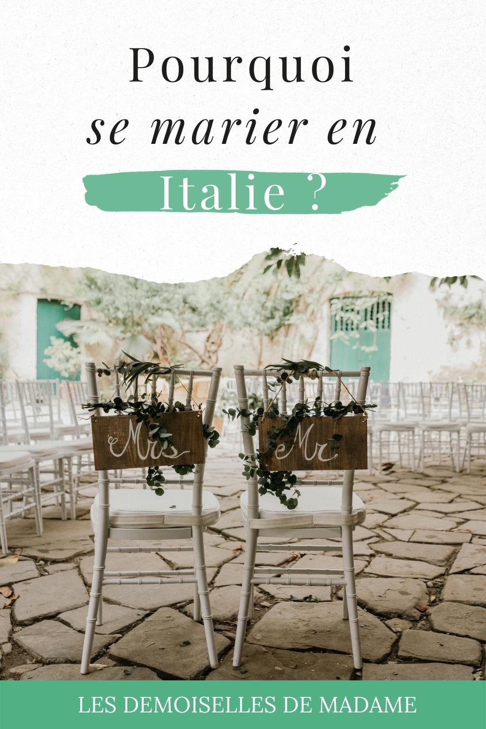 se marier en Italie