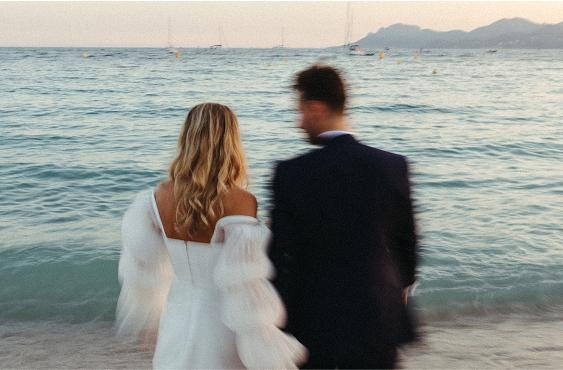 Mariage plage a cannes