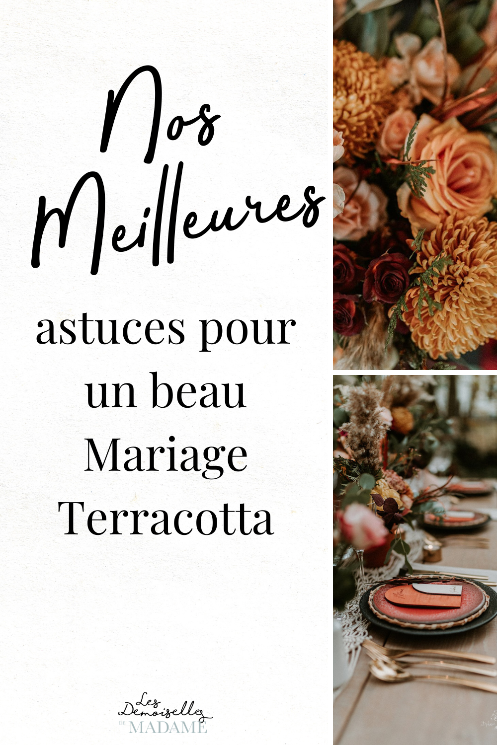 Astuces mariage terracotta