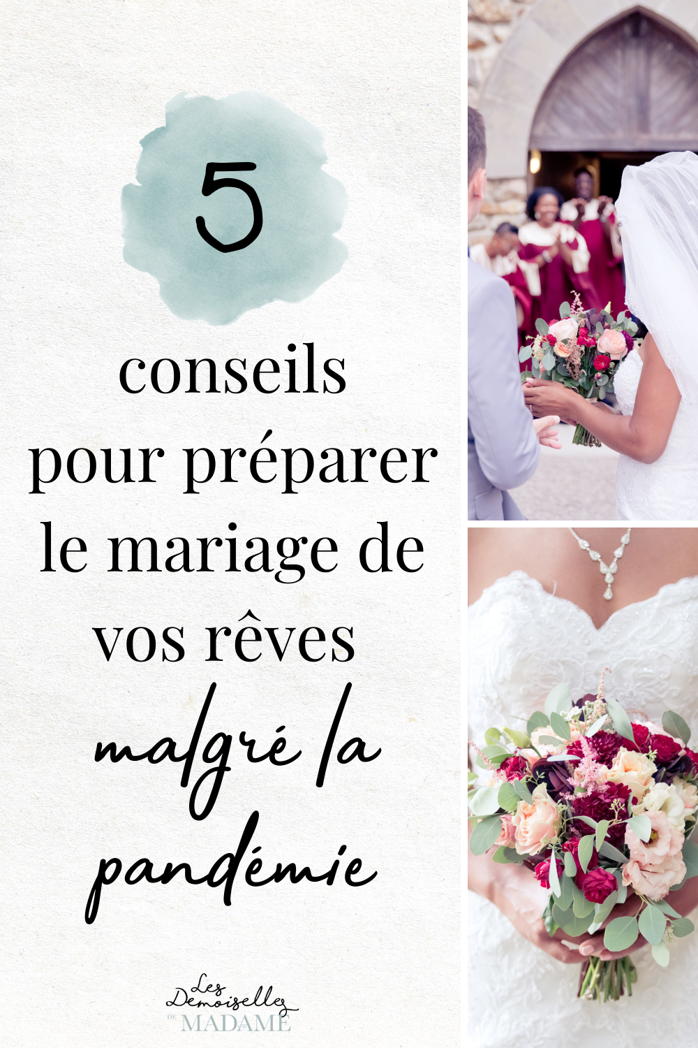 Mariage et Covid 19 par Les Demoiselles de Madame