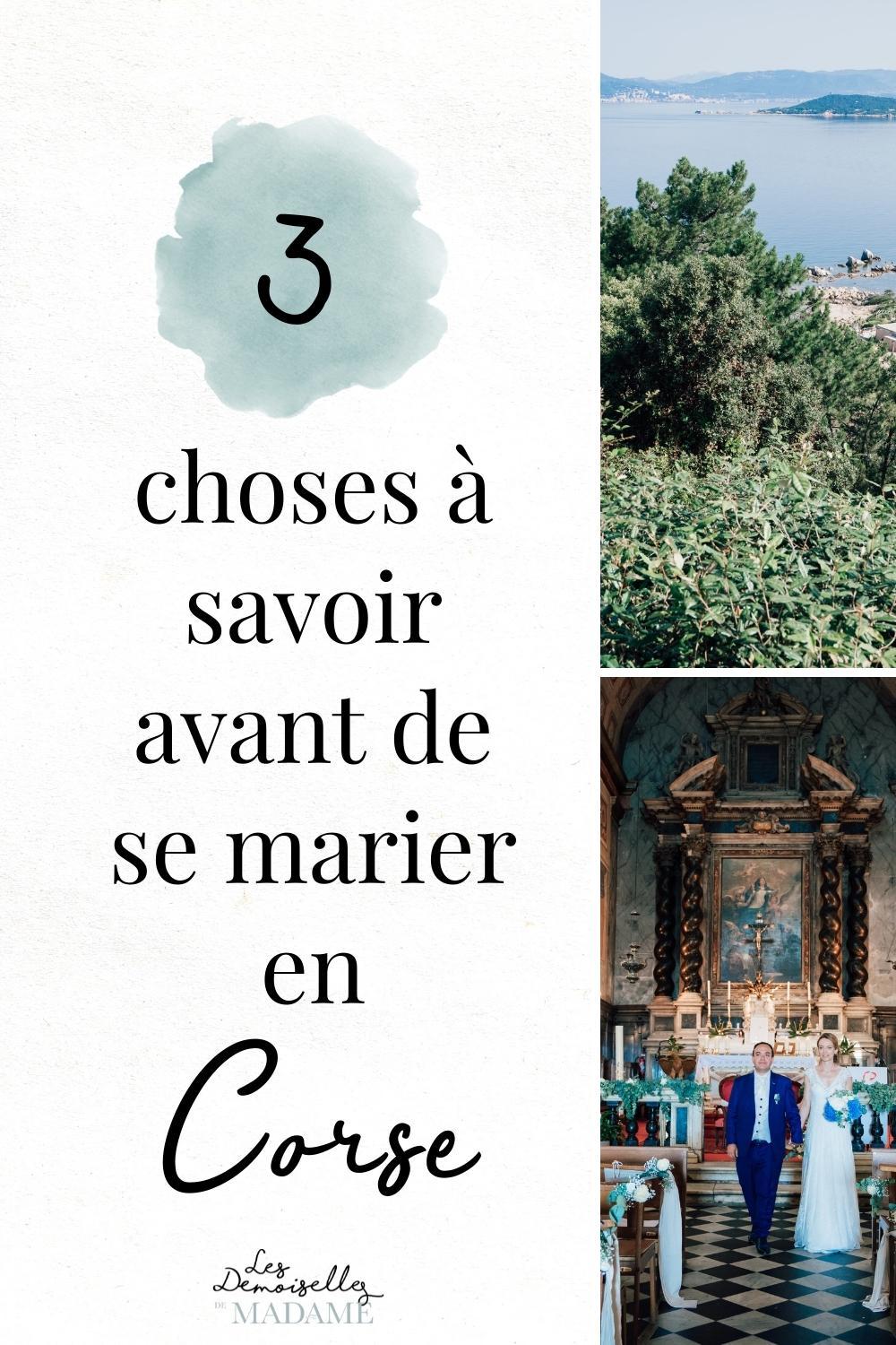 mariage en corse