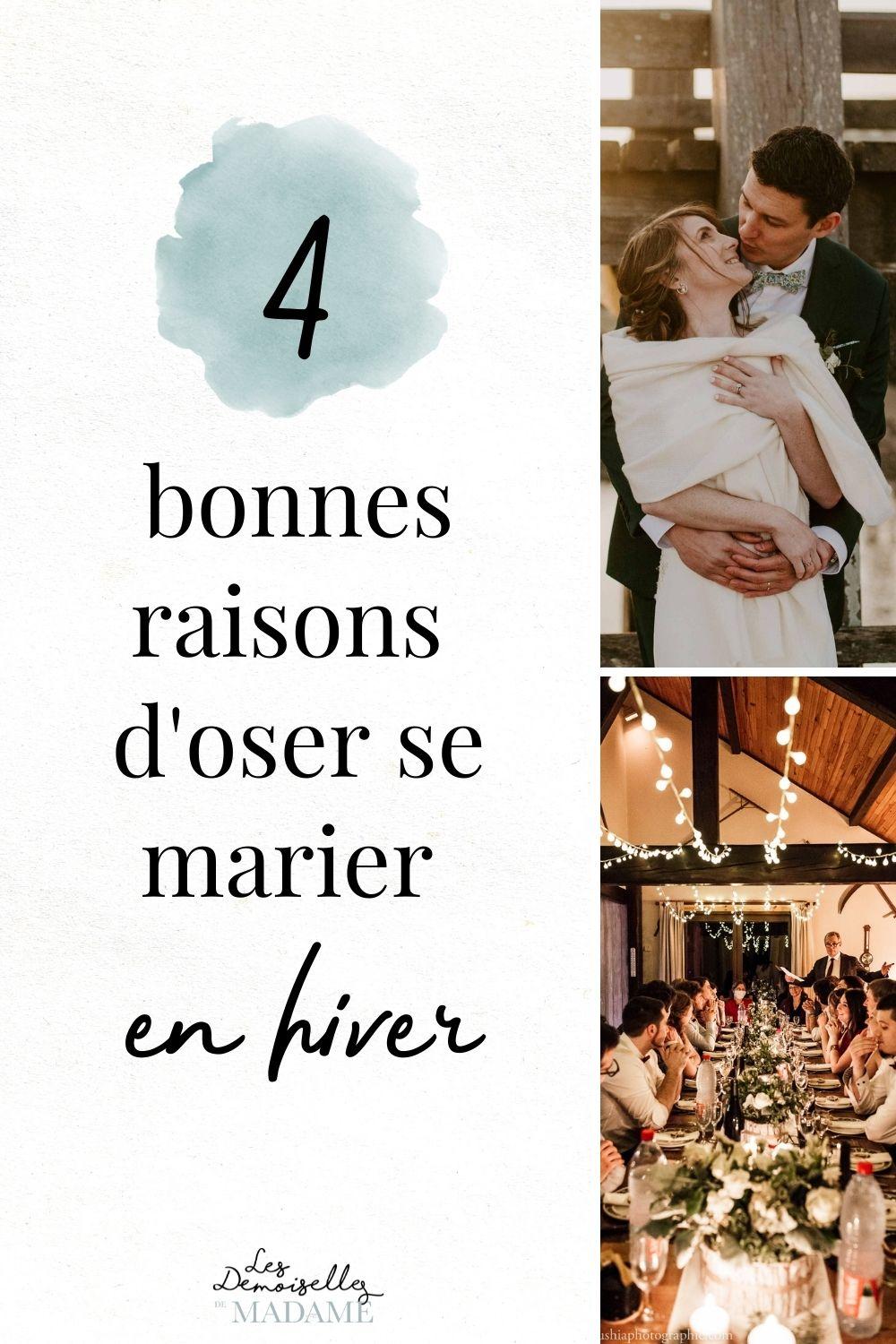 mariage en hiver