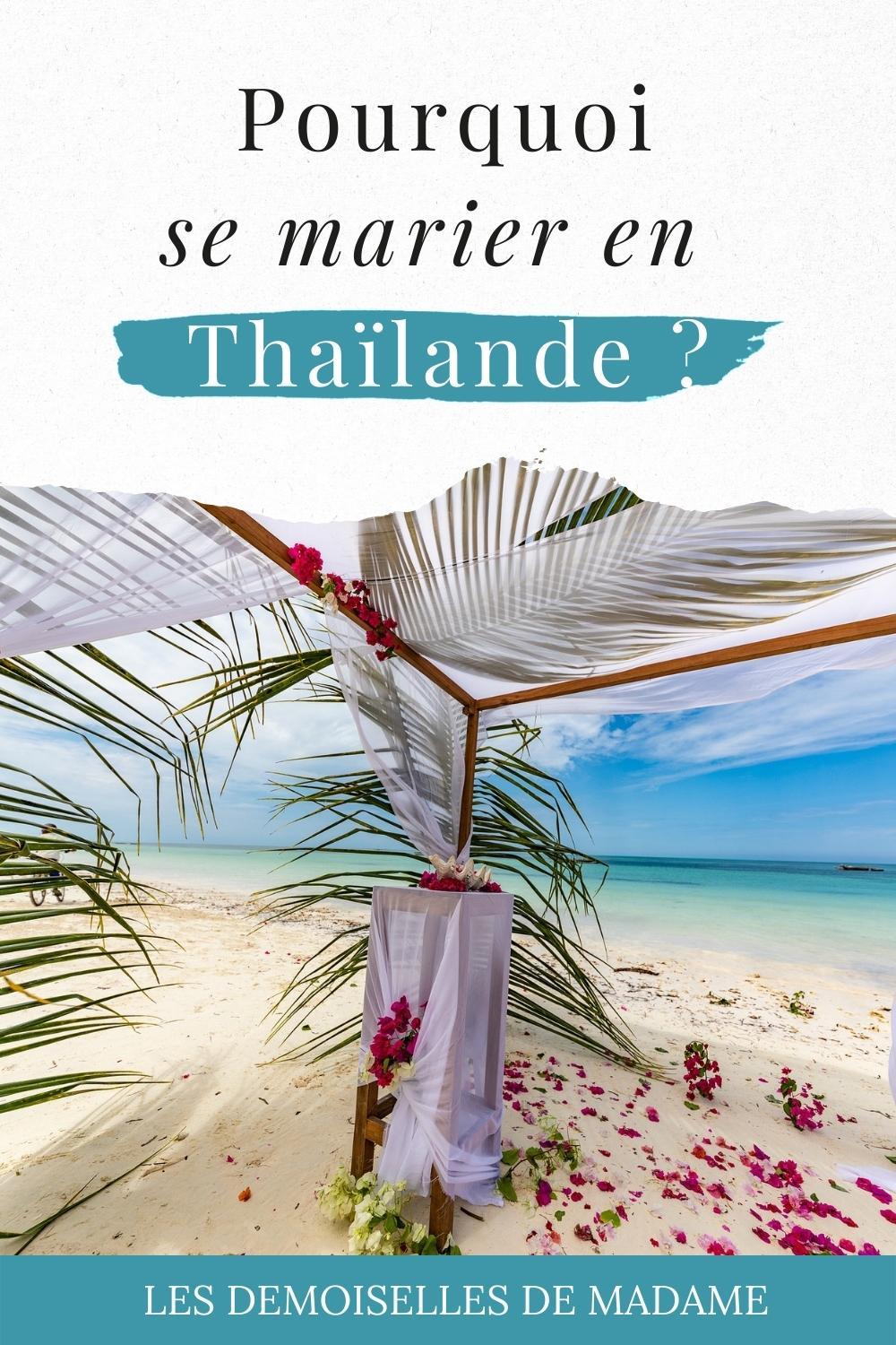 mariage thailande