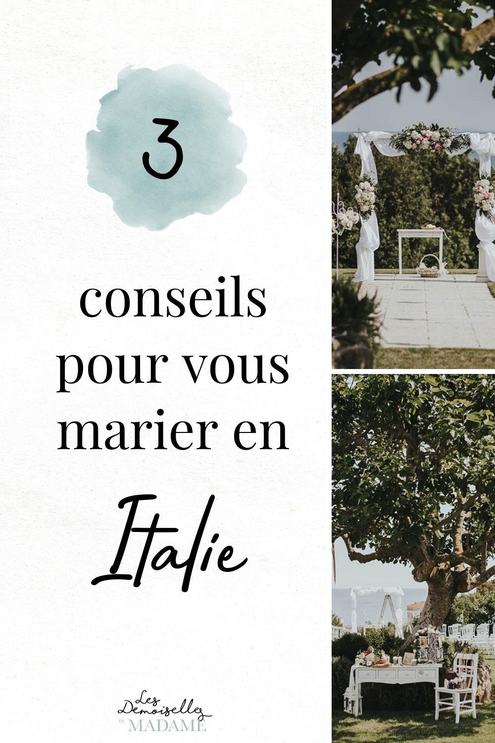 mariage Italie